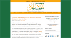 Desktop Screenshot of celebratescienceindiana.org